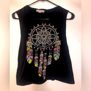 Dreamcatcher Crop Tank Top